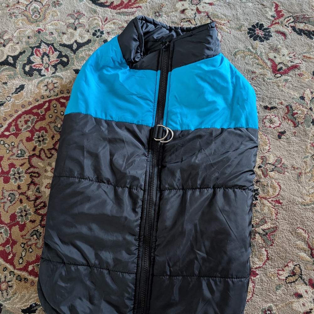 Blue and Black Dog Jacket